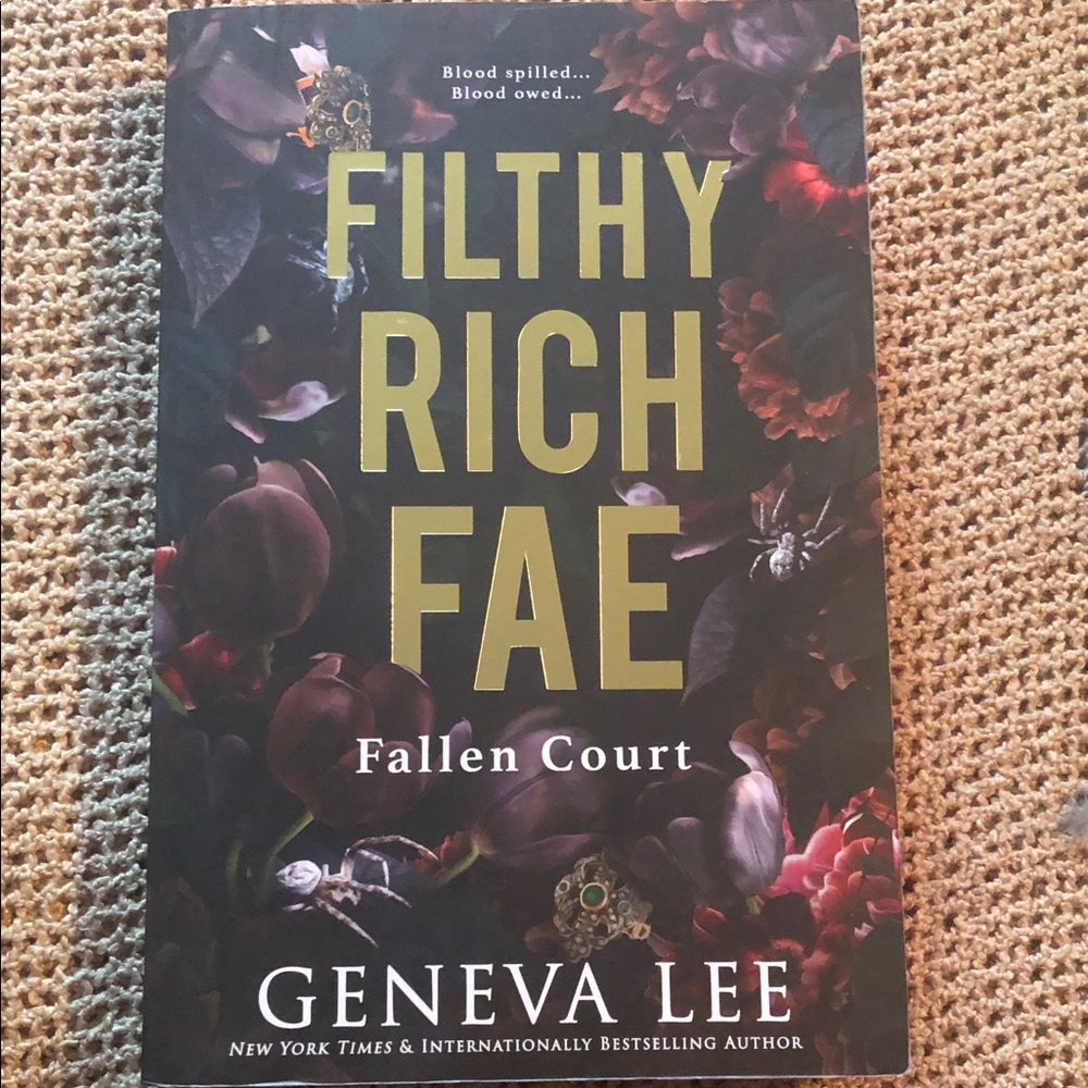 Filthy Rich Fae - Fallen court 
By Geneva Lee
Soft cover book